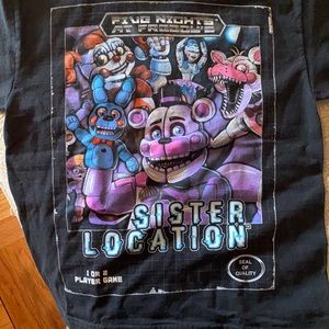 $7!!! FNAF Sister location tee-shirt / Youth Small